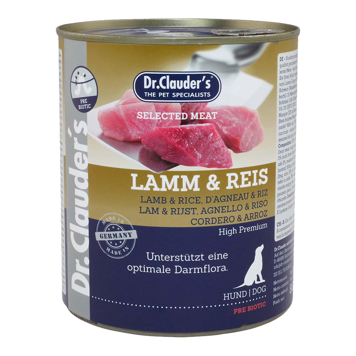 Dr. Clauders Selected Meat PreBiotics Lamm & Reis