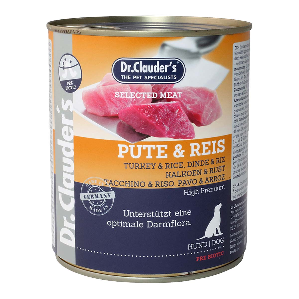 Dr. Clauders Selected Meat PreBiotics Pute & Reis