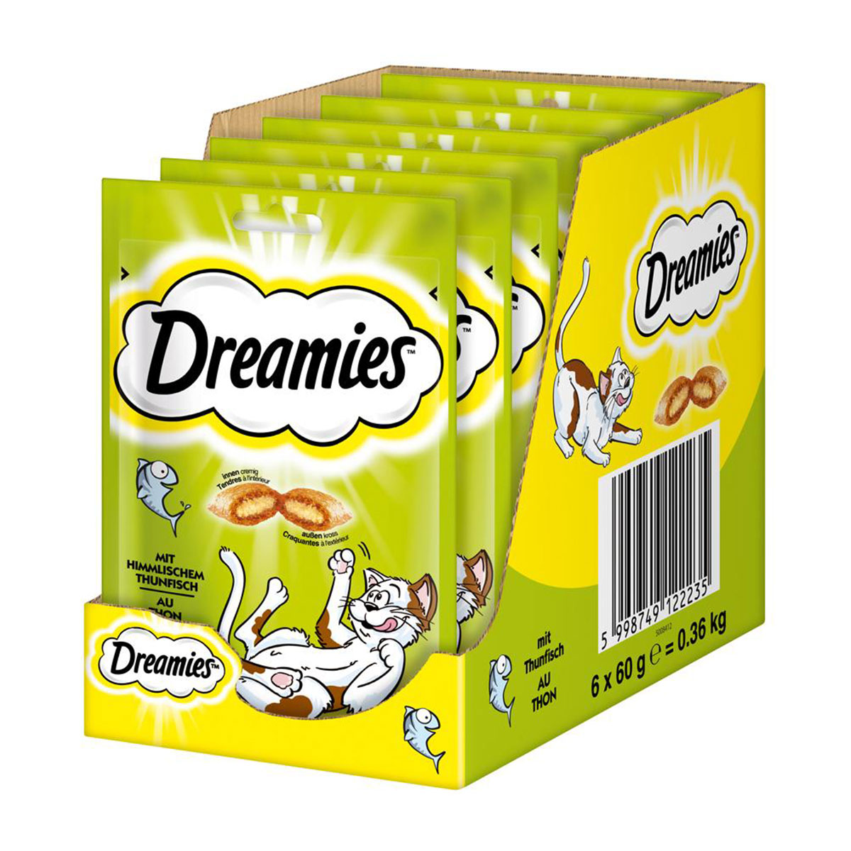 Dreamies s tuňákem 6 × 60 g