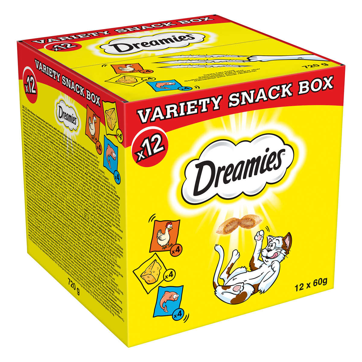 Levně Dreamies Mixbox 12 × 60 g