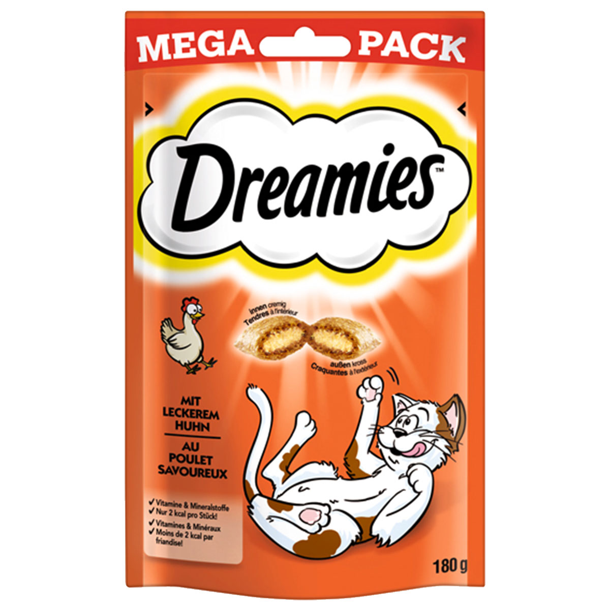 Levně Dreamies Mega Pack s kuřecím masem, 180 g