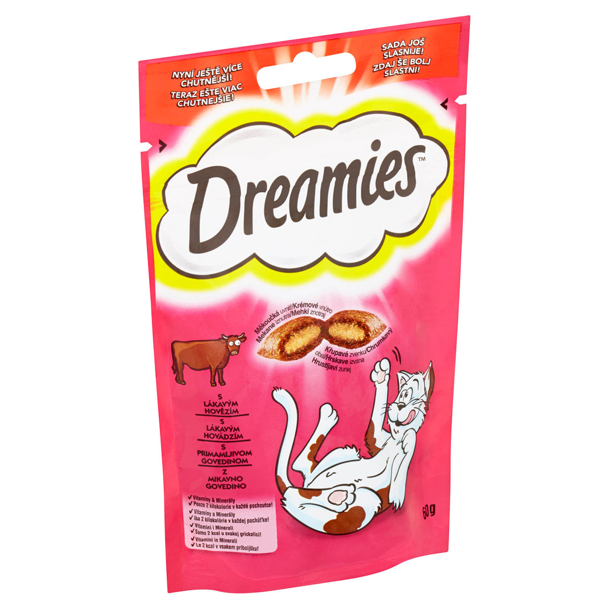 Dreamies pamlsky s lákavým hovězím pro kočky 60g