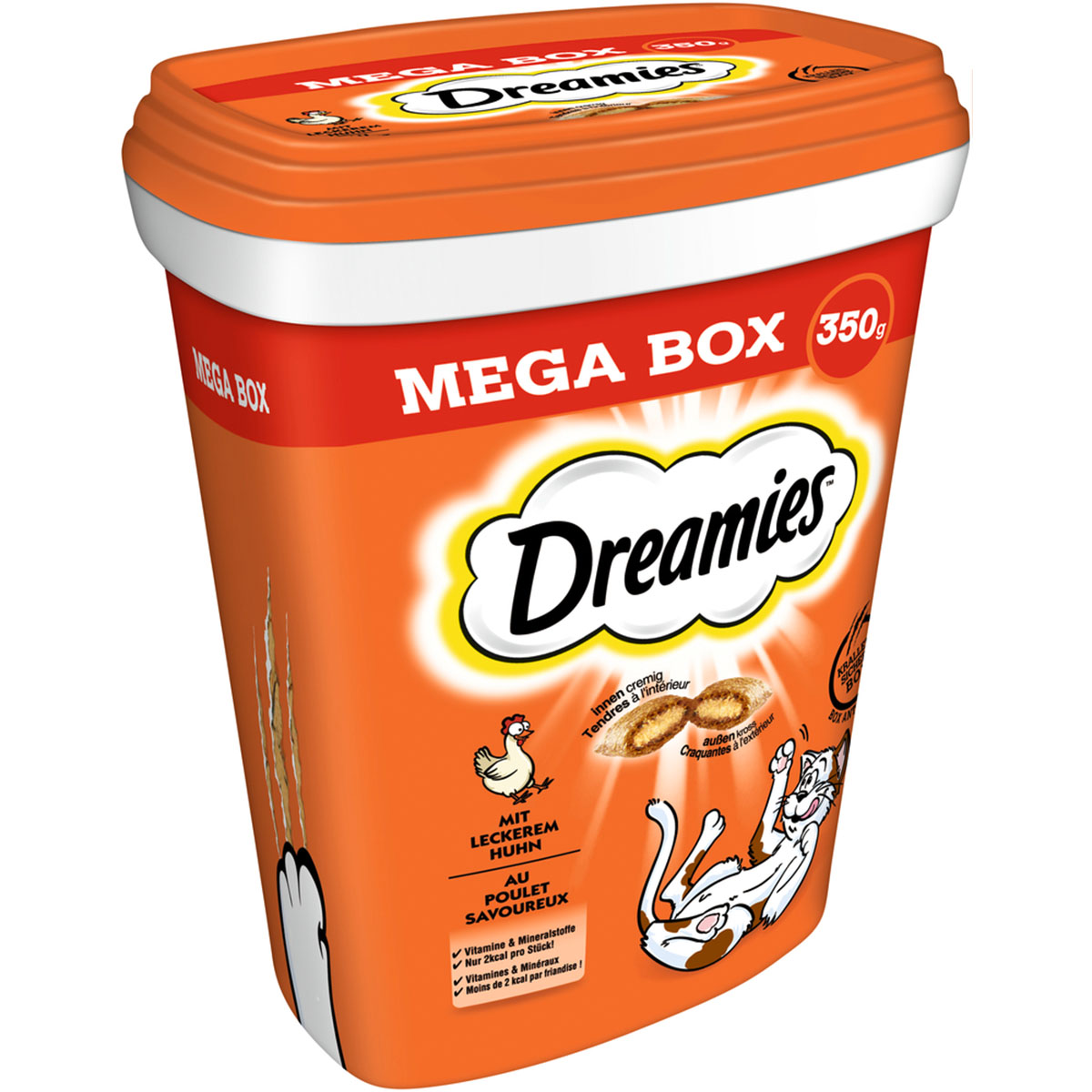 Dreamies Tub mit Huhn 350g