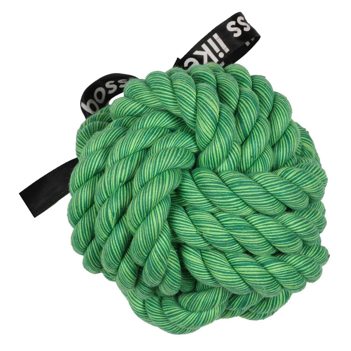 Ebi Bite Me – Ballin' míček z lana zelený Ø 10cm