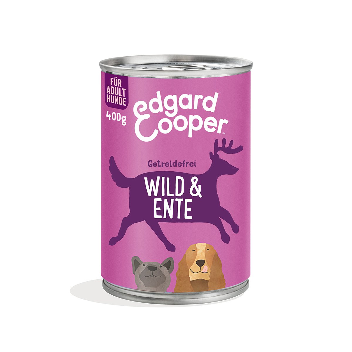 Edgard&Cooper Adult zvěřina a kachna 6 × 400 g