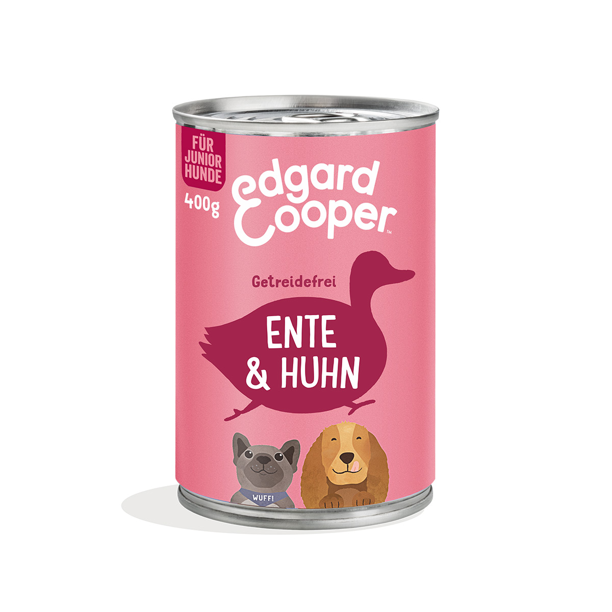 Edgard&Cooper Junior kachna a kuře 6 × 400 g