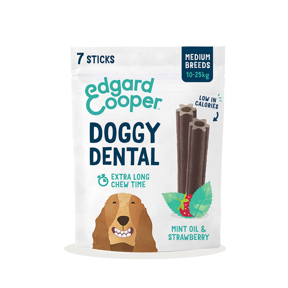 Edgard & Cooper Doggy Dental Erdbeere/Minze M 160g