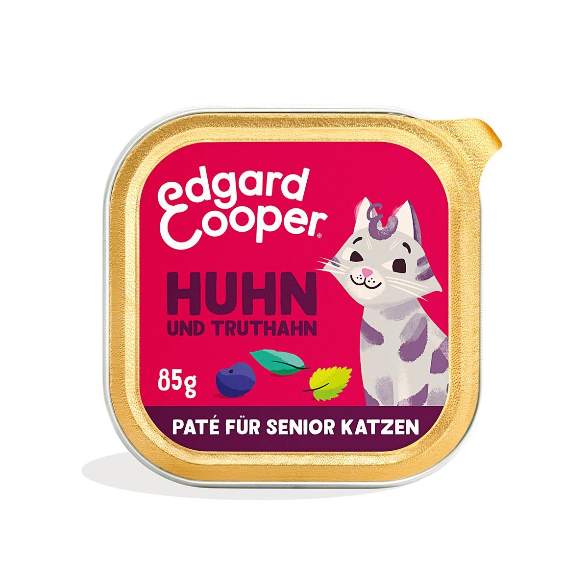 Levně Edgard & Cooper Paté Senior kuře a krocan 8 × 85 g