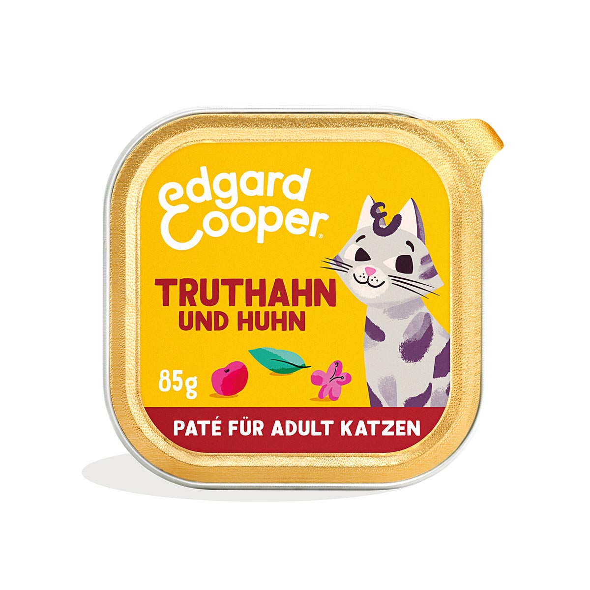 Edgard & Cooper Paté Truthahn und Freilaufhuhn 16x85g