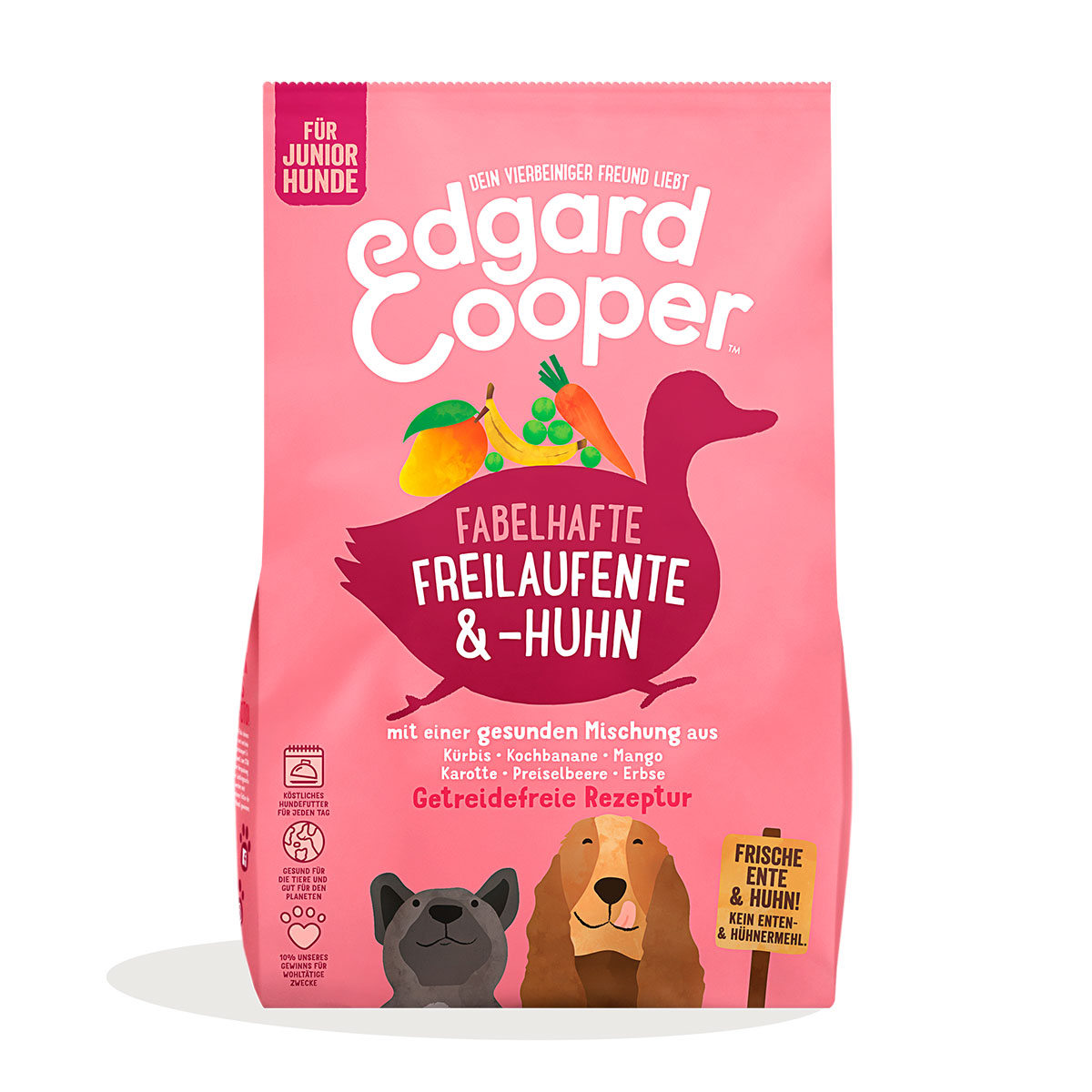 Edgard & Cooper Junior Freilaufente & Huhn 2,5kg