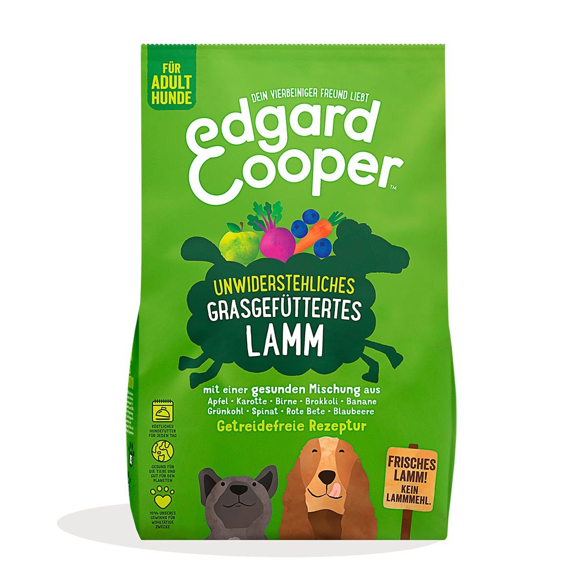 Edgard & Cooper čerstvé jehněčí maso z pastvin 2 × 12 kg