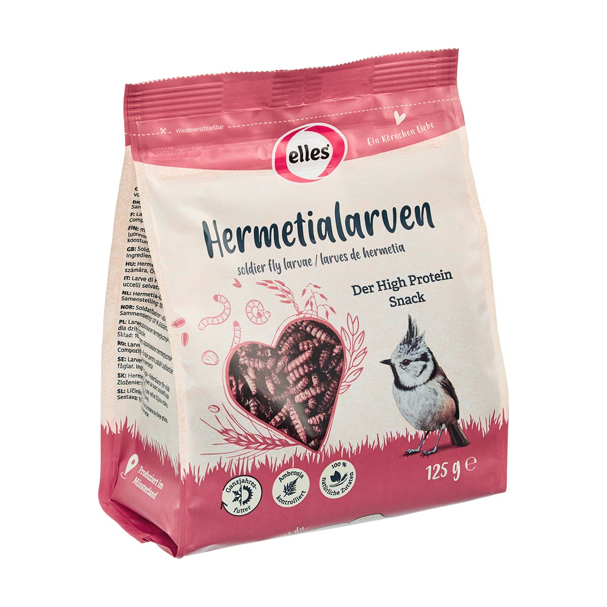 elles larvy Hermetia, 125 g