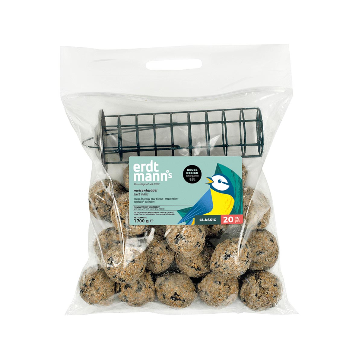 Erdtmann's 20 Meisenknödel ohne Netz + 1 Knödelboy
