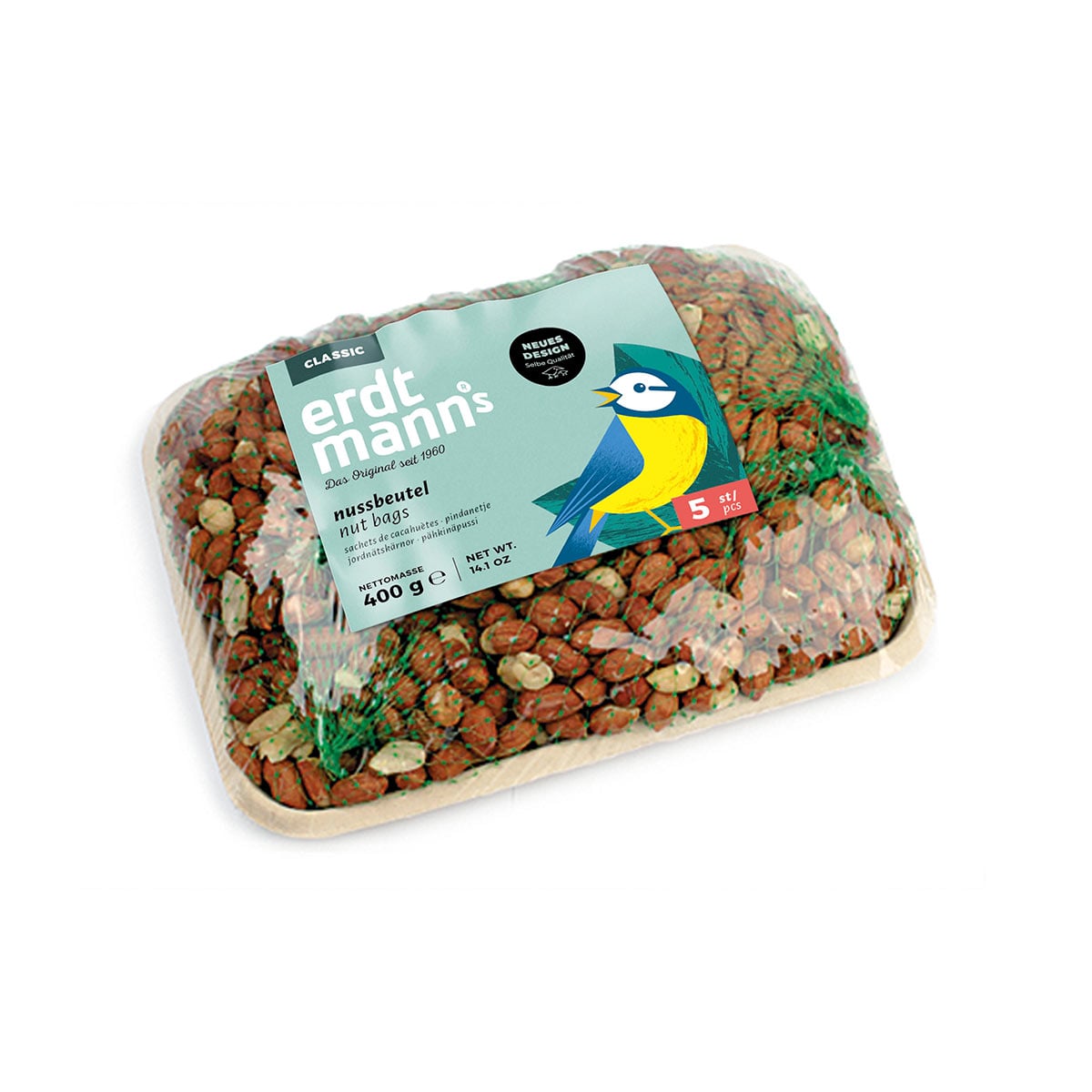 Erdtmann's Nussbeutel 5 x 80g