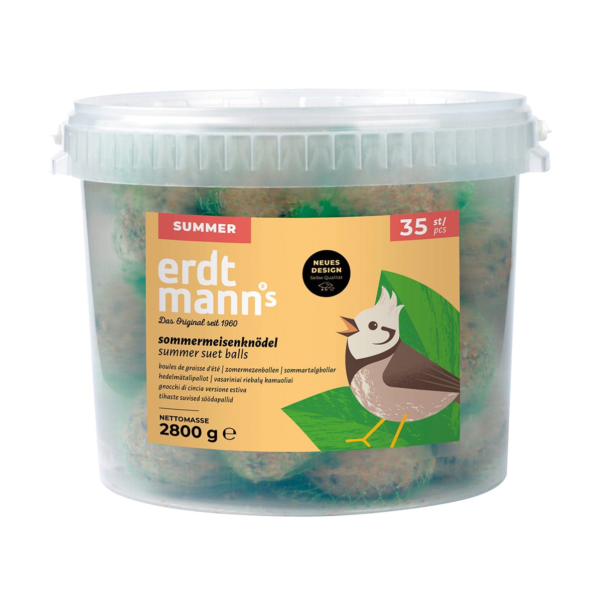 Erdtmann's 35 Sommer-Meisenknödel im Eimer