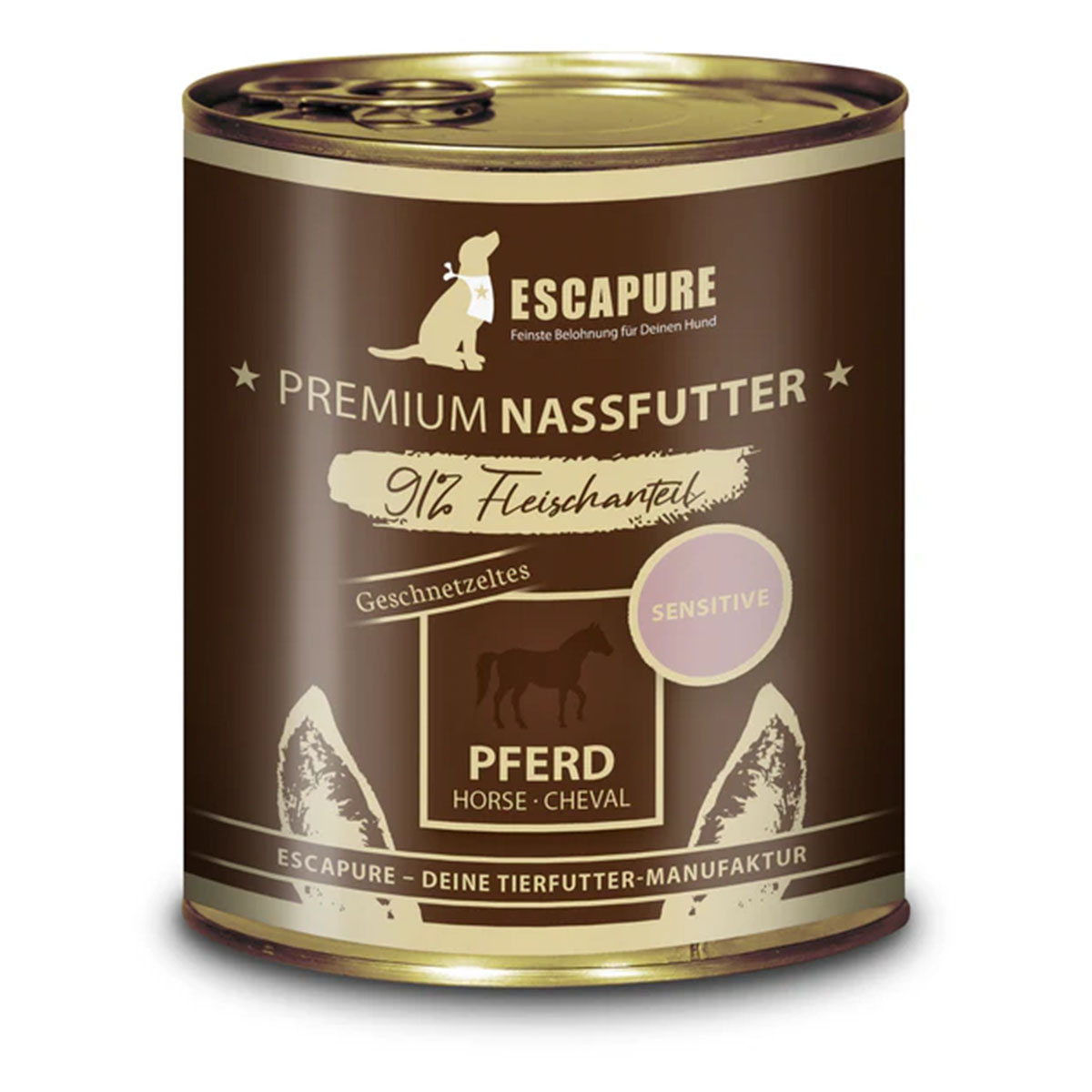 Escapure Pferde Geschnetzeltes Menü