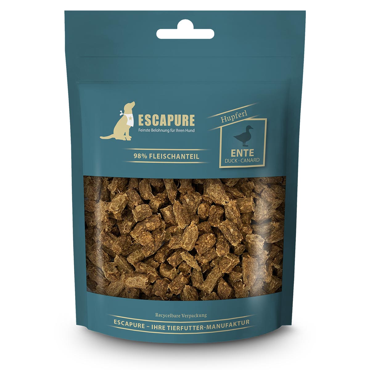 Levně ESCAPURE kachní pamlsky 3 × 150 g