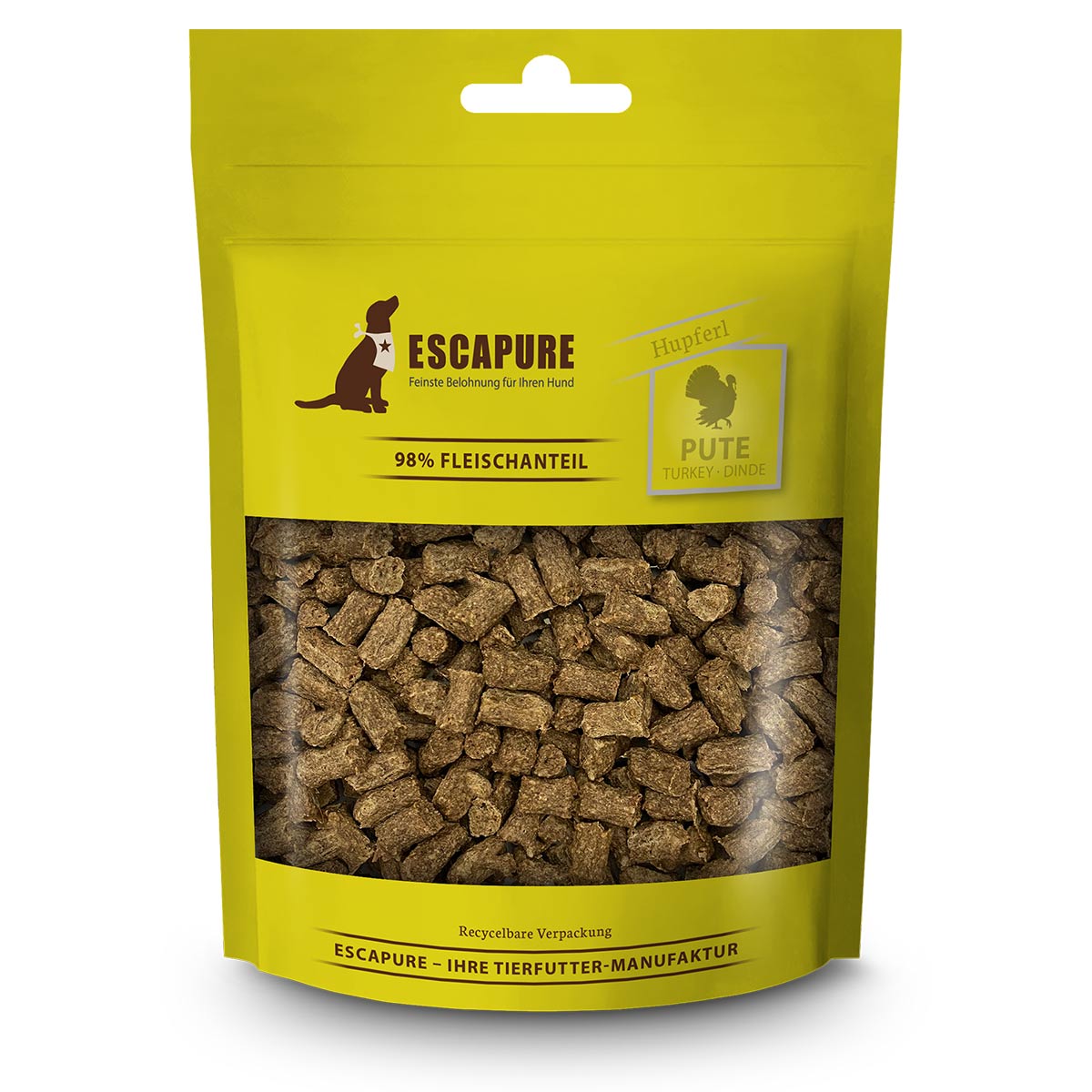 Levně ESCAPURE krůtí pamlsky 3 × 150 g