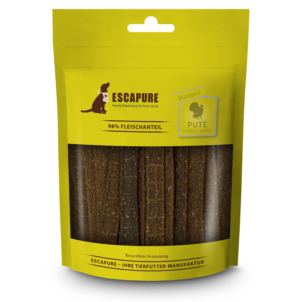 Levně Escapure krůtí tyčinky 3 × 150 g