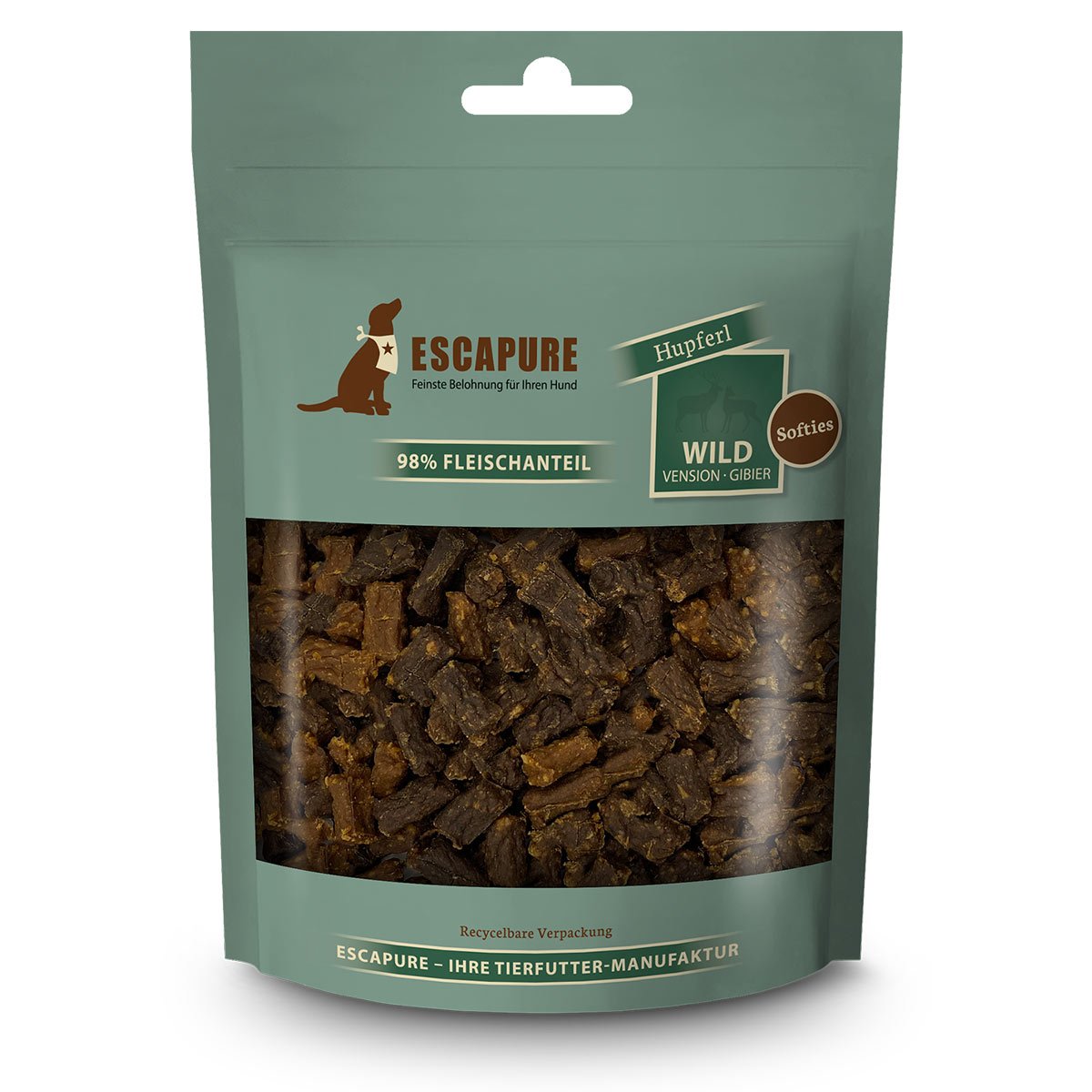 Levně ESCAPURE pamlsky ze zvěřiny Softies 150 g