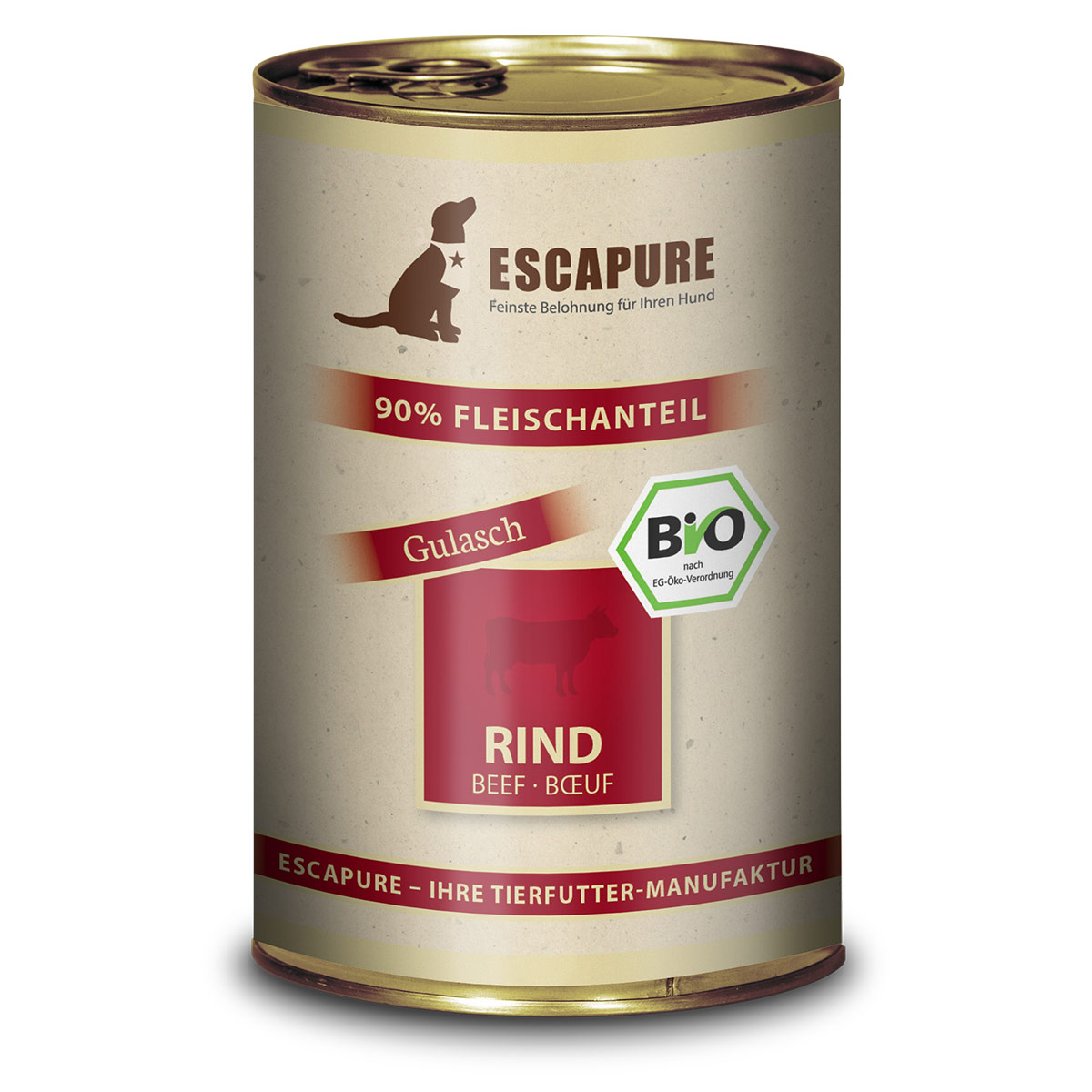 ESCAPURE BIO hovězí guláš 6 × 400 g