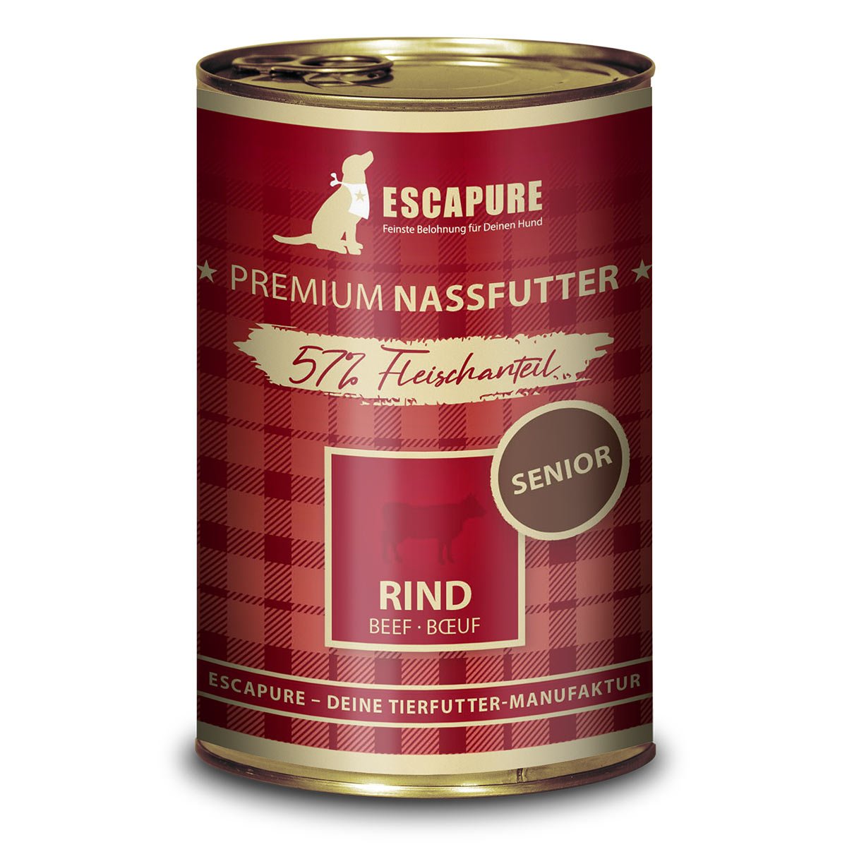 Levně ESCAPURE Senior menu hovězí 24× 400 g