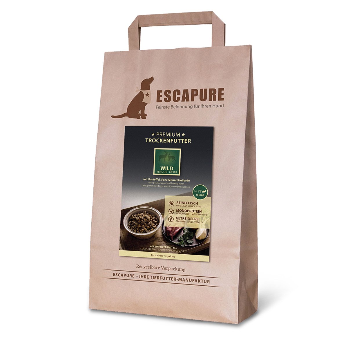 ESCAPURE Senior zvěřina Premium 1,5 kg