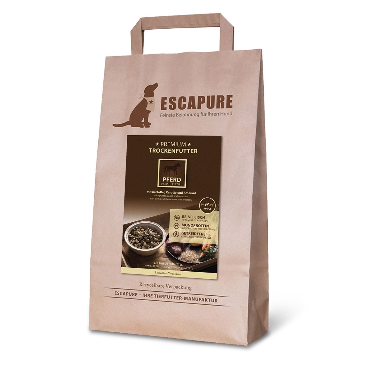 Levně ESCAPURE kůň Premium 1,5 kg