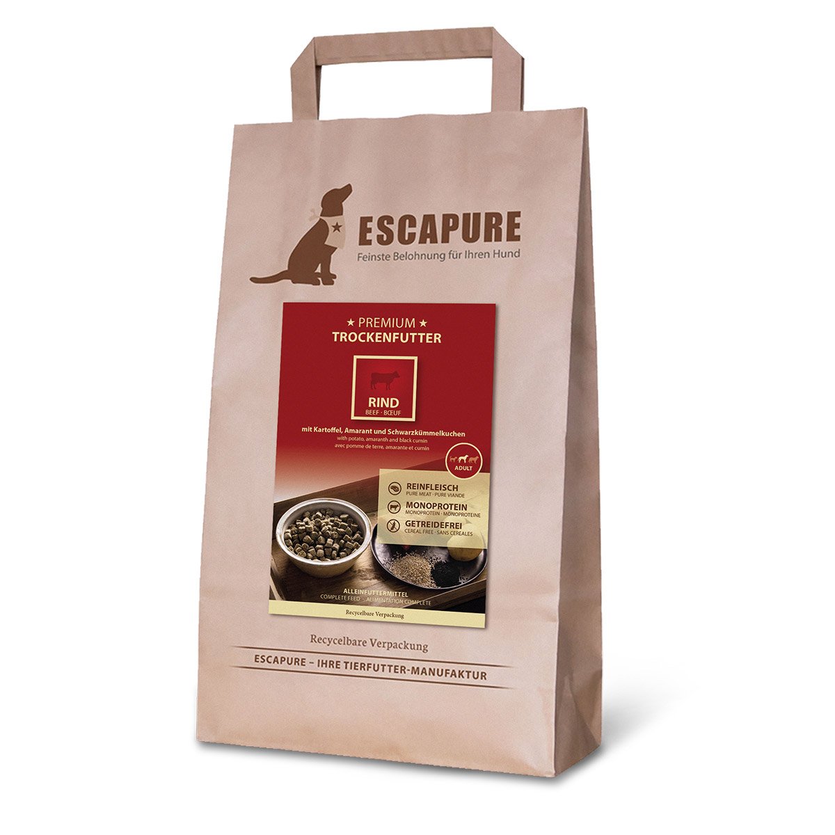 ESCAPURE hovězí Premium 1,5 kg