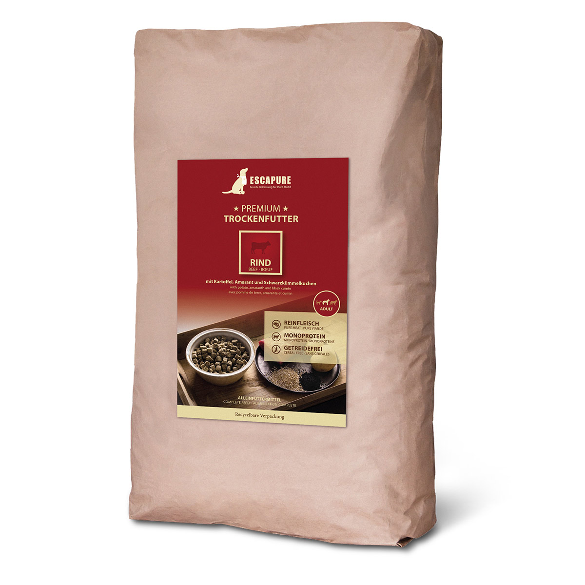 ESCAPURE hovězí Premium 12 kg