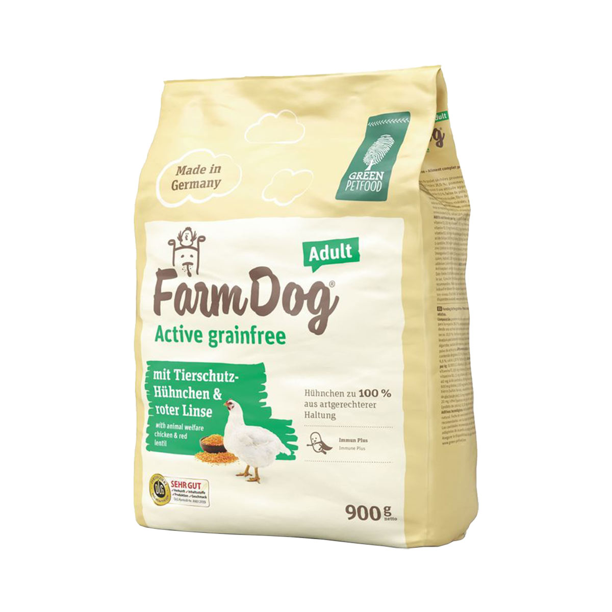 Green Petfood FarmDog Active grainfree 5x900g