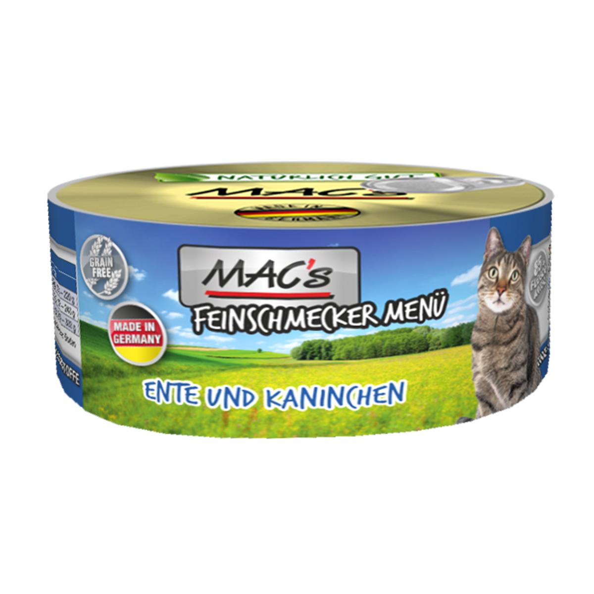 MAC’s Cat Feinschmecker Menü Ente, Kaninchen und Ei 6x100g