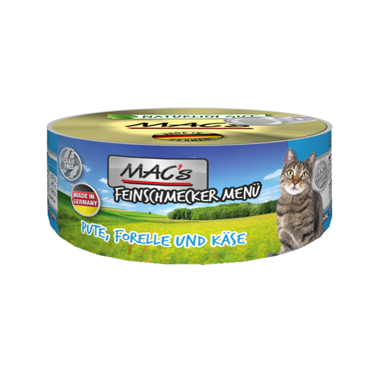 MAC’s Cat Feinschmecker Menü Pute und Forelle 6x100g