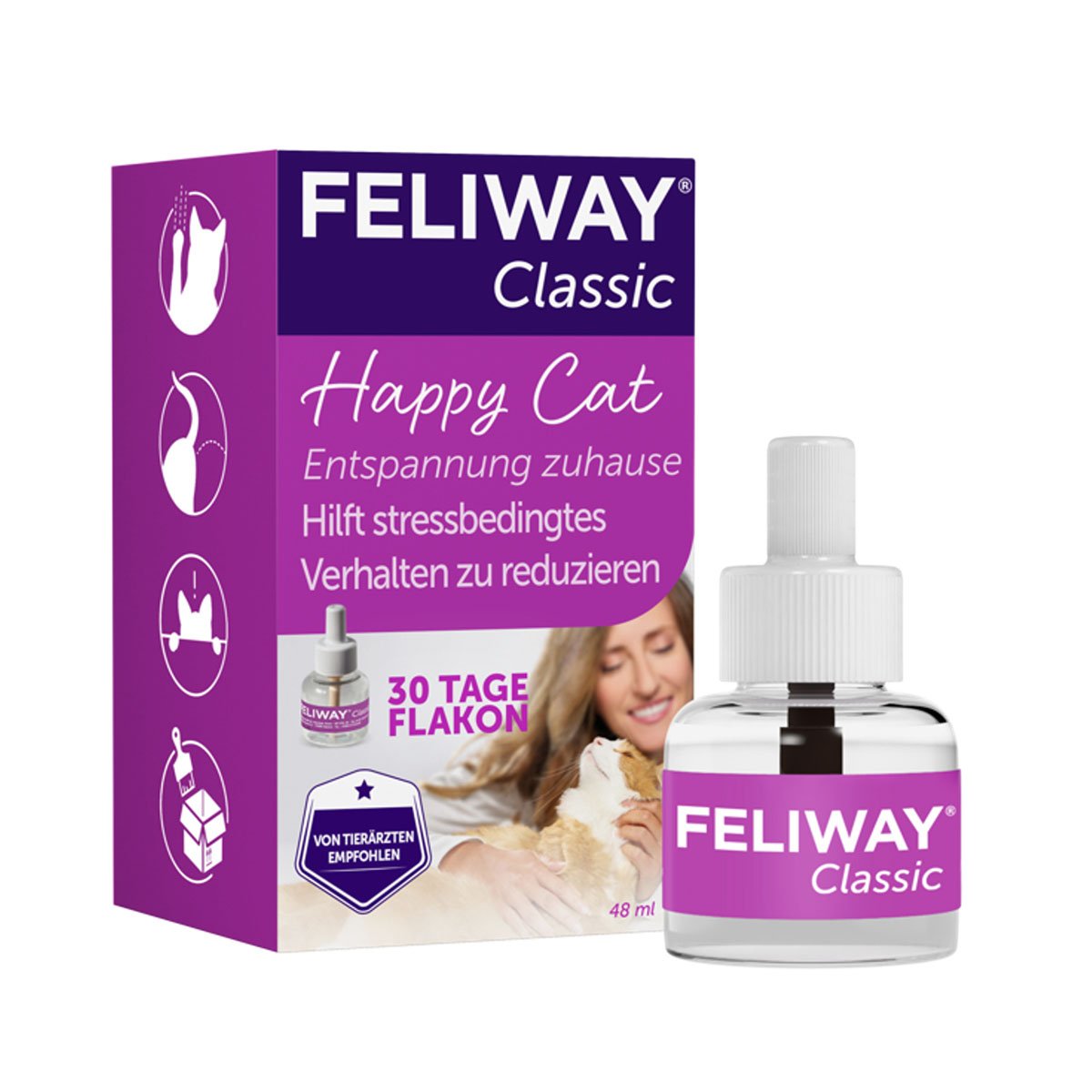 Levně Feliway® Classic difuzér, náhradní náplň na 1 měsíc, 48 ml 48 ml