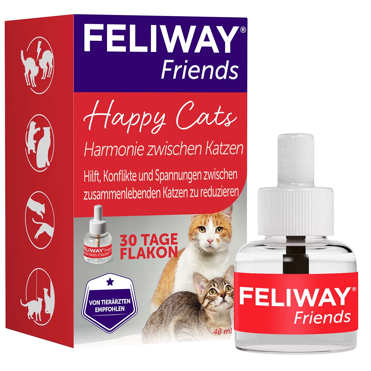 Levně Feliway® Friends 30denní doplnitelná lahvička, 48 ml 48 ml