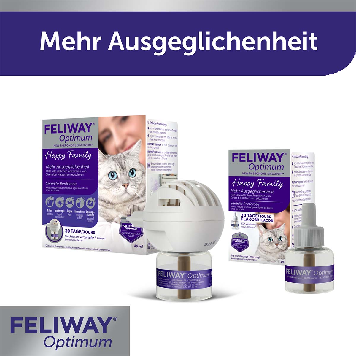 Feliway Optimum Startset + Recharge