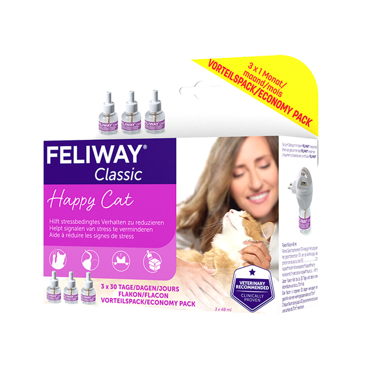 Levně Feliway® Classic 3× 30 dní, výhodné balení