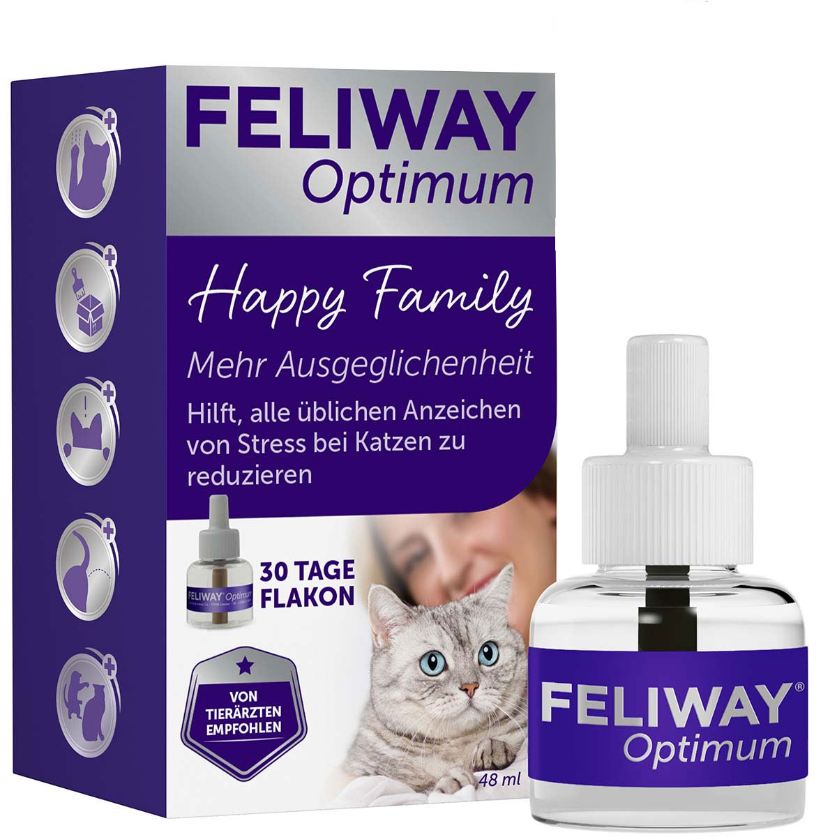 Levně Feliway® Optimum 30denní doplnitelná lahvička, 48 ml