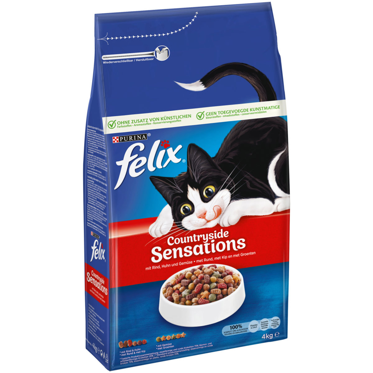 FELIX Countryside Sensations Rind & Huhn 2x4kg