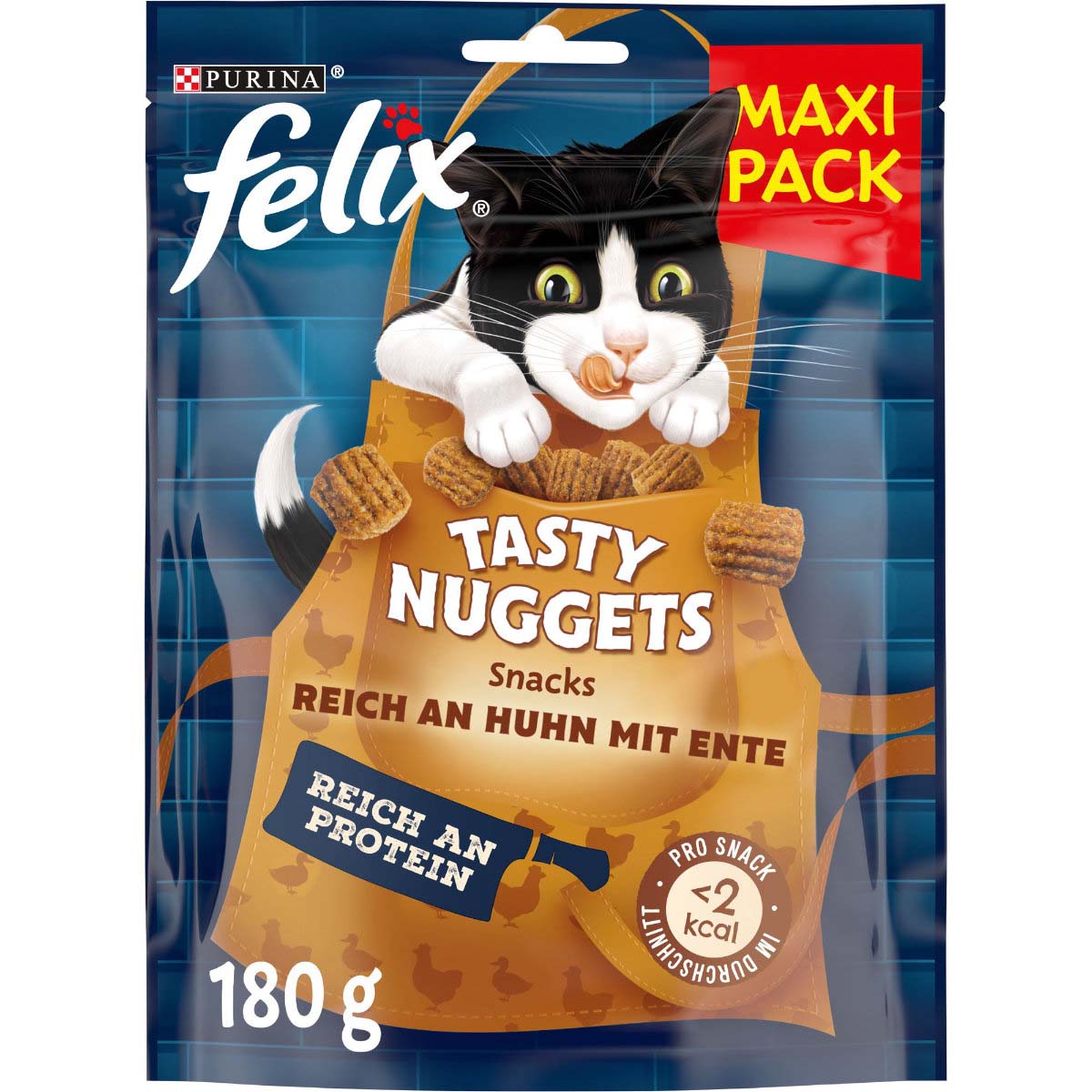 Levně FELIX Tasty Nuggets kuře a kachna 180 g