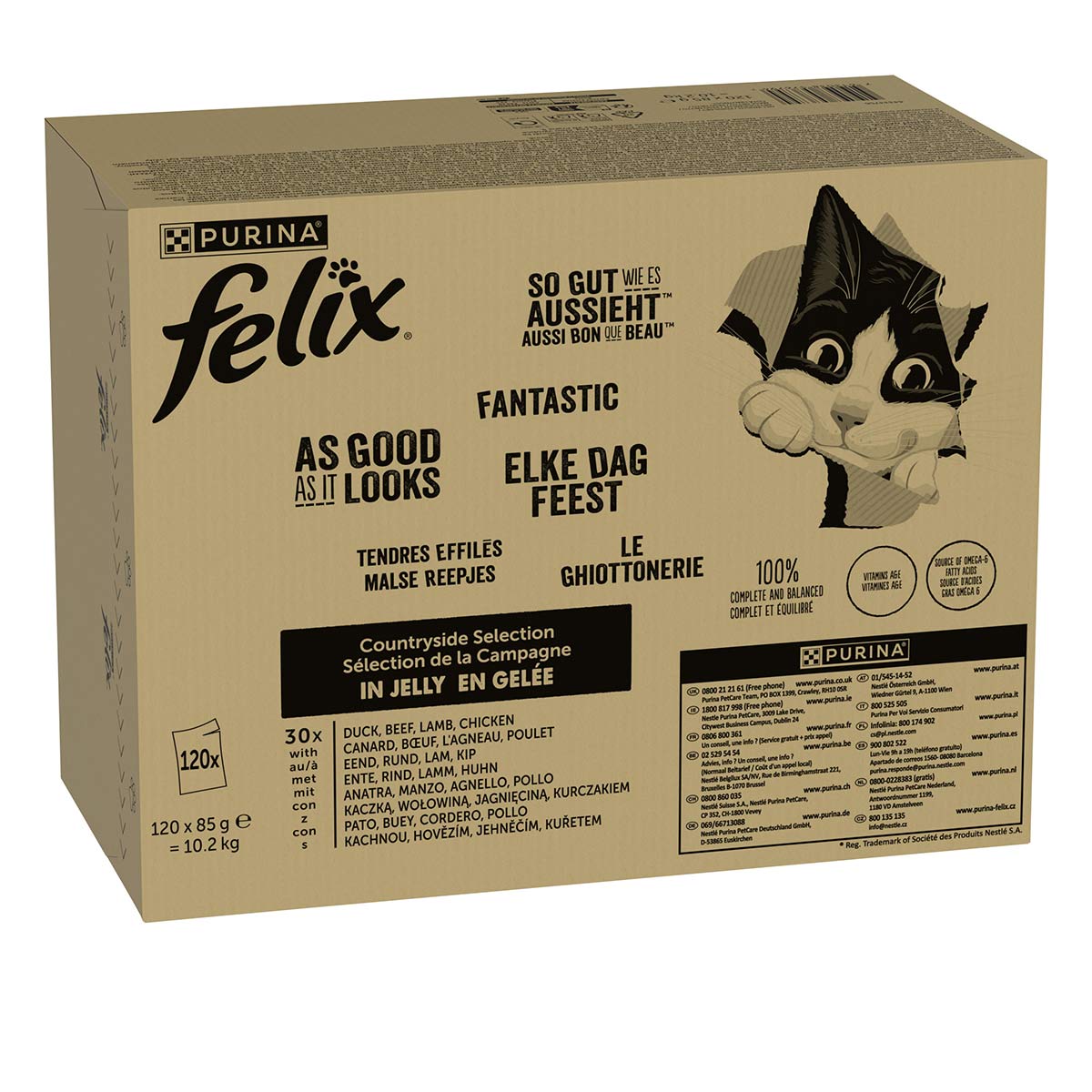 FELIX So gut wie es aussieht Geschmacksvielfalt vom Land 120x85 g