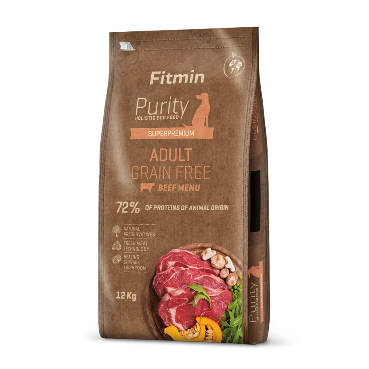 Fitmin Dog Purity Grain Free Adult Beef 12kg
