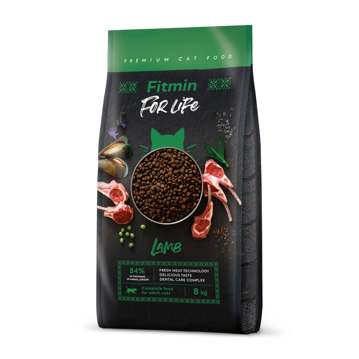 Fitmin For Life Cat Adult Lamb 8kg