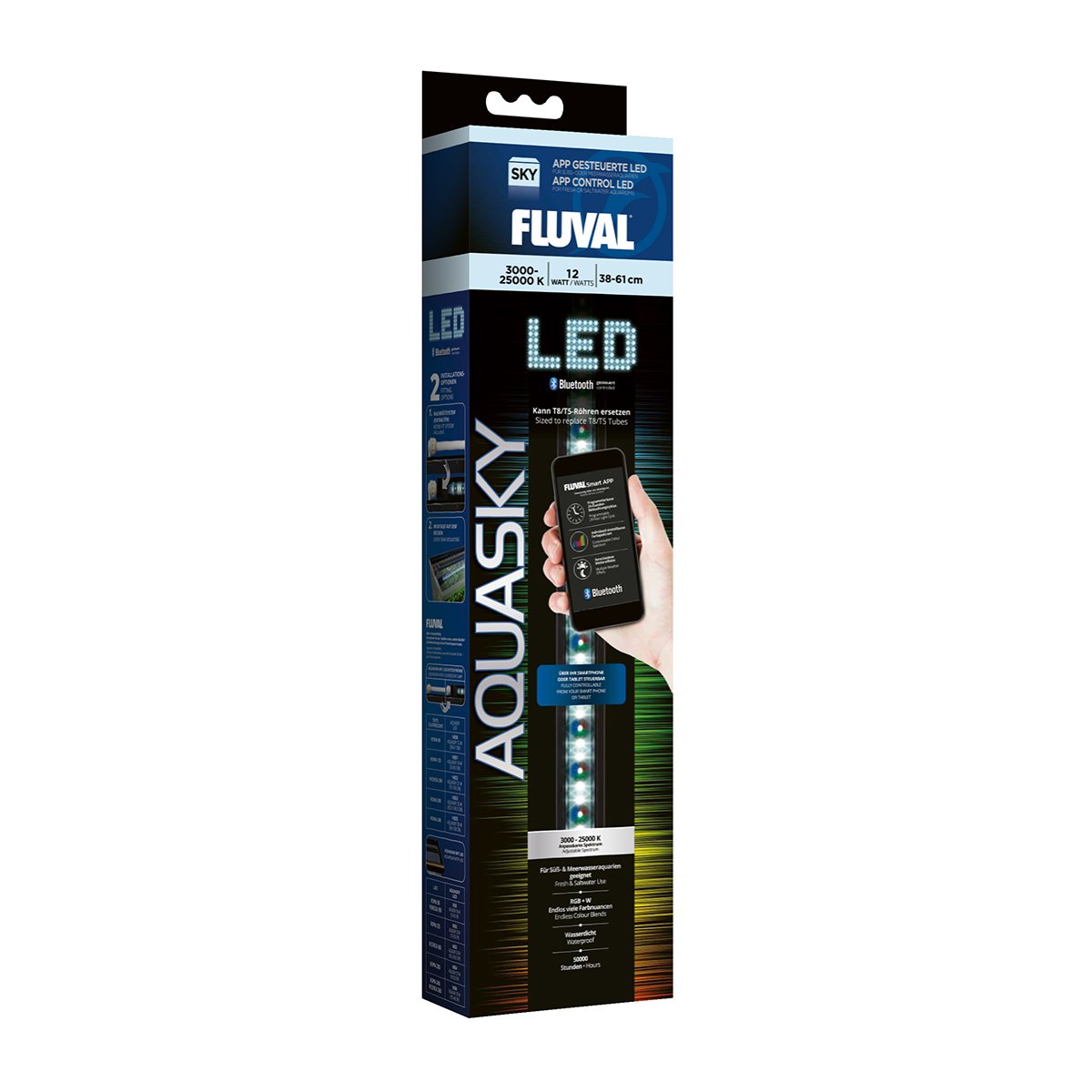 Levně Fluval AquaSky LED 2.0 12 W, 38–61 cm