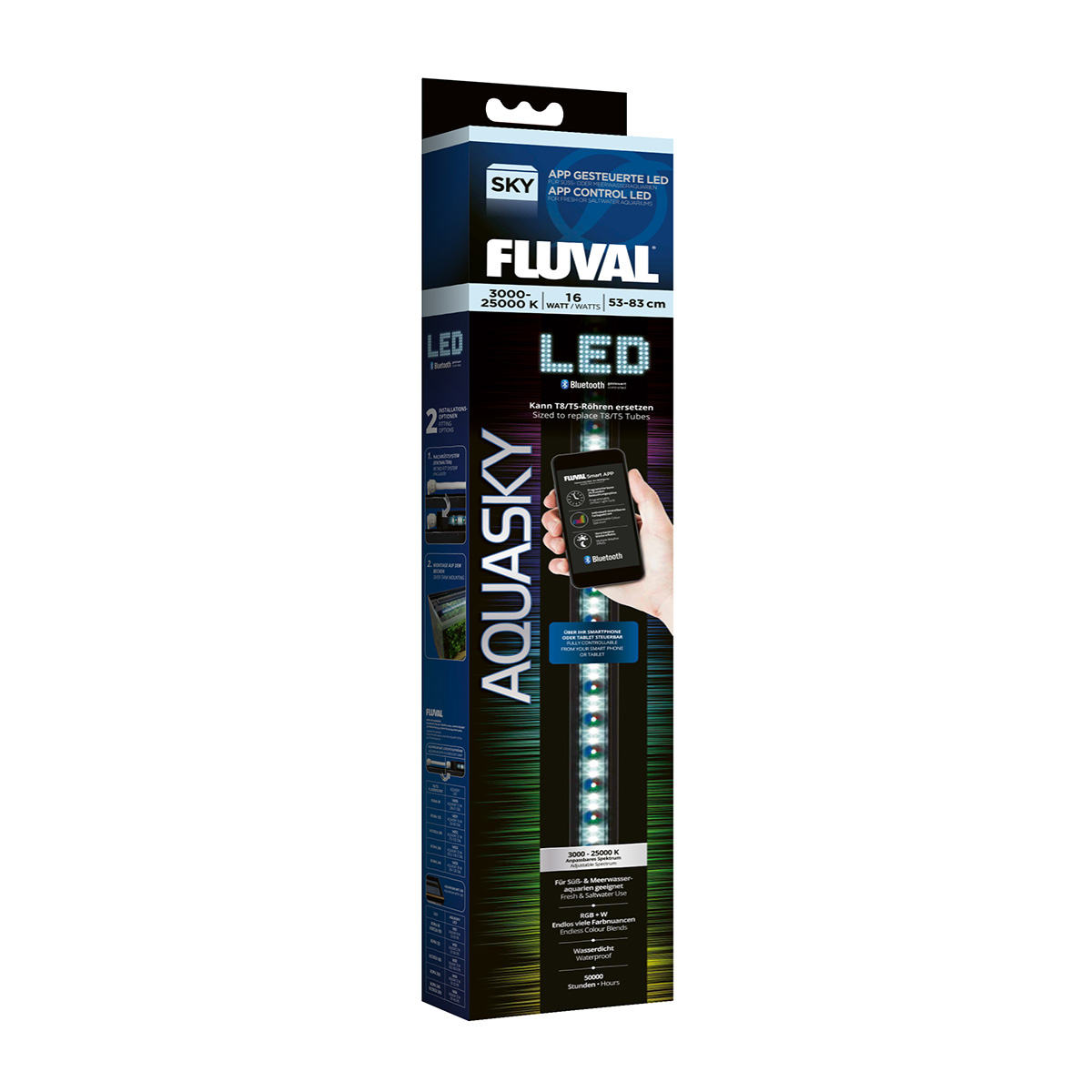 Levně Fluval AquaSky LED 2.0 16 W, 53–83 cm