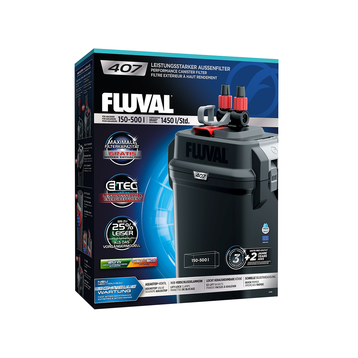 Fluval vnější filtr série 7 407