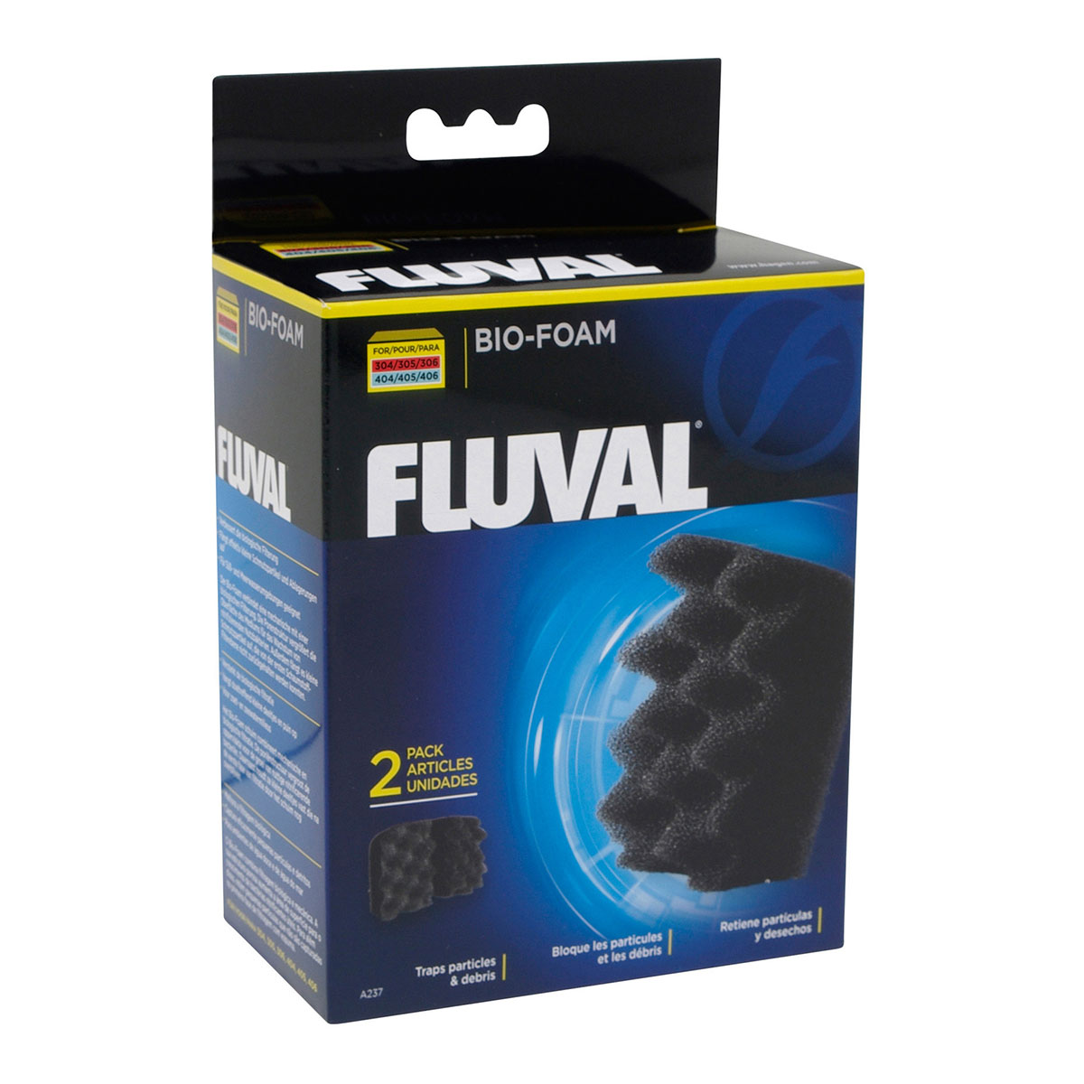 Fluval bio pěnová hmota pro Fluval 306 a 406 (sada 2 ks)