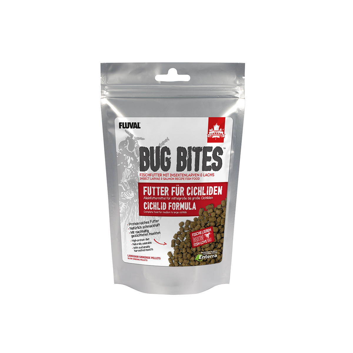 Fluval Bug Bites Cichliden M–L, 100 g