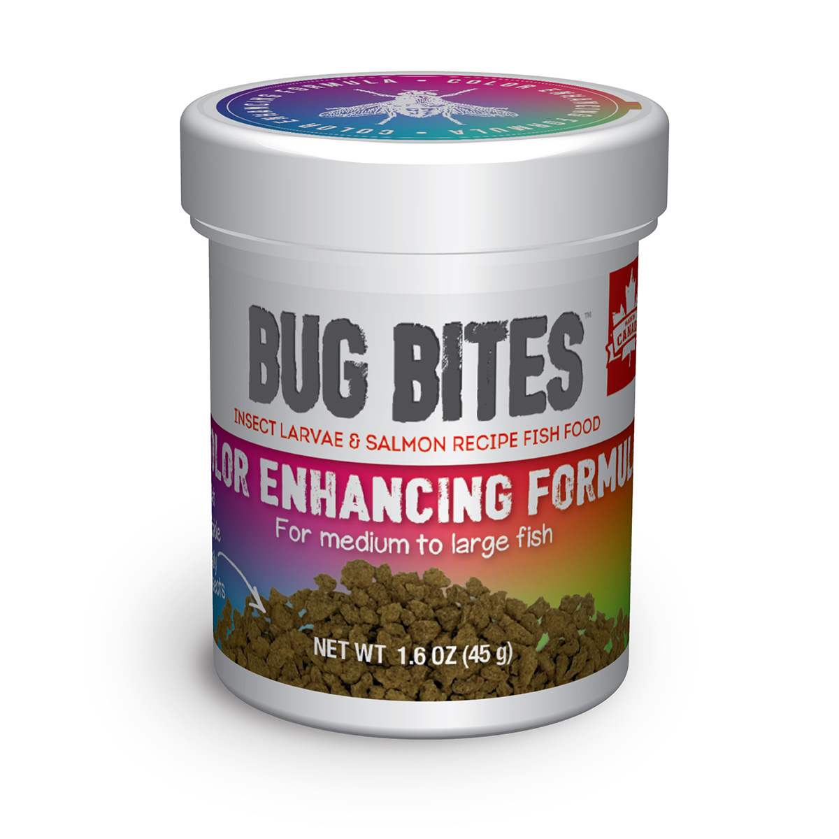 Fluval Bug Bites pro zjasnění barev. Krmivo, M–L, 45 g