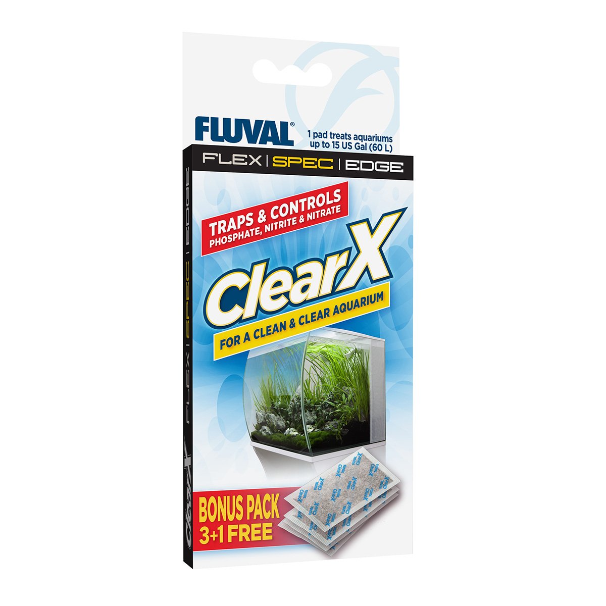 Fluval filtr pro sadu filtrů pro CLEAR X filtraci do akvária, 4 podušky